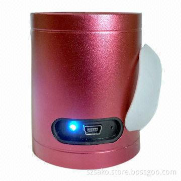 Waterproof Stereo Audio Player Metal Sense Design Handsfree Call Mini Bluetooth Speaker
